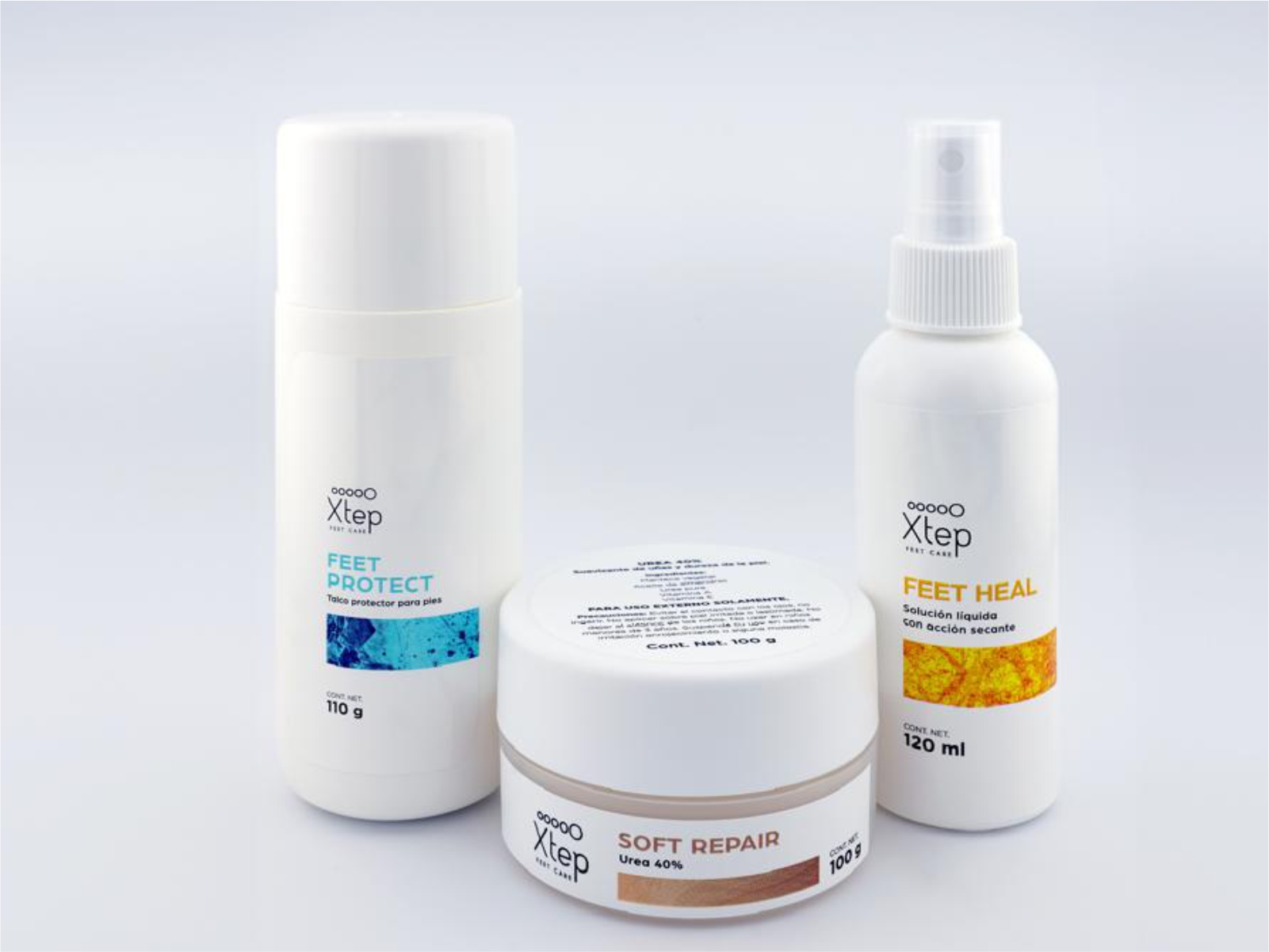 Los 3 Productos Xtep Feet Care Juntos
